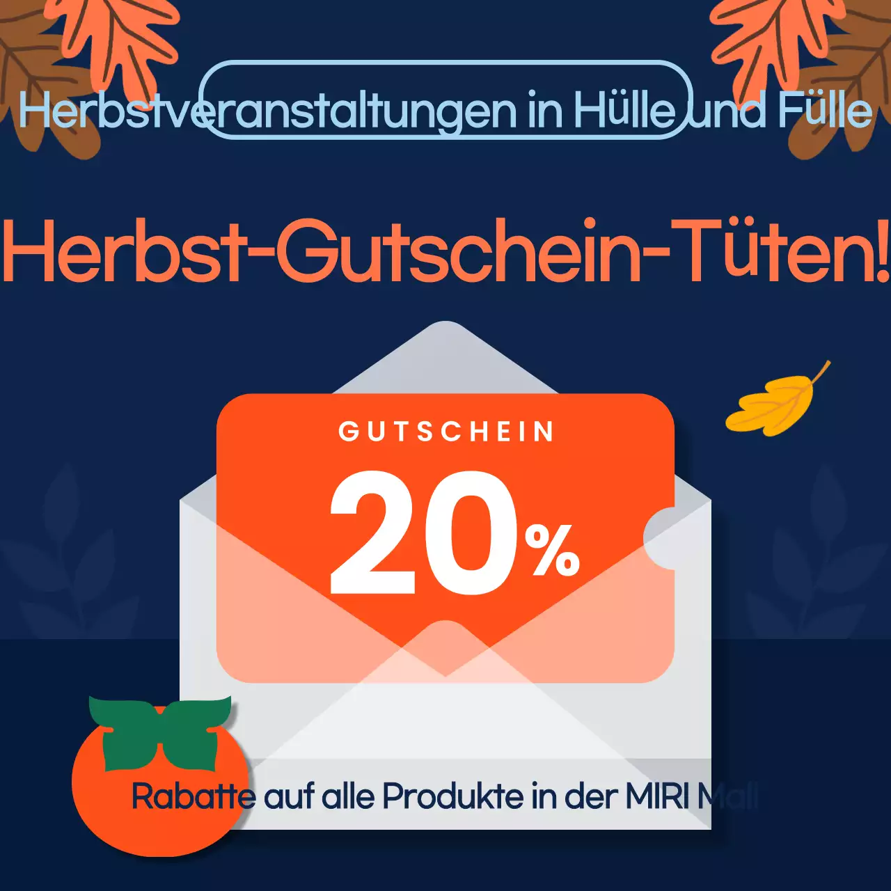 Orange Simple Sale Veranstaltung