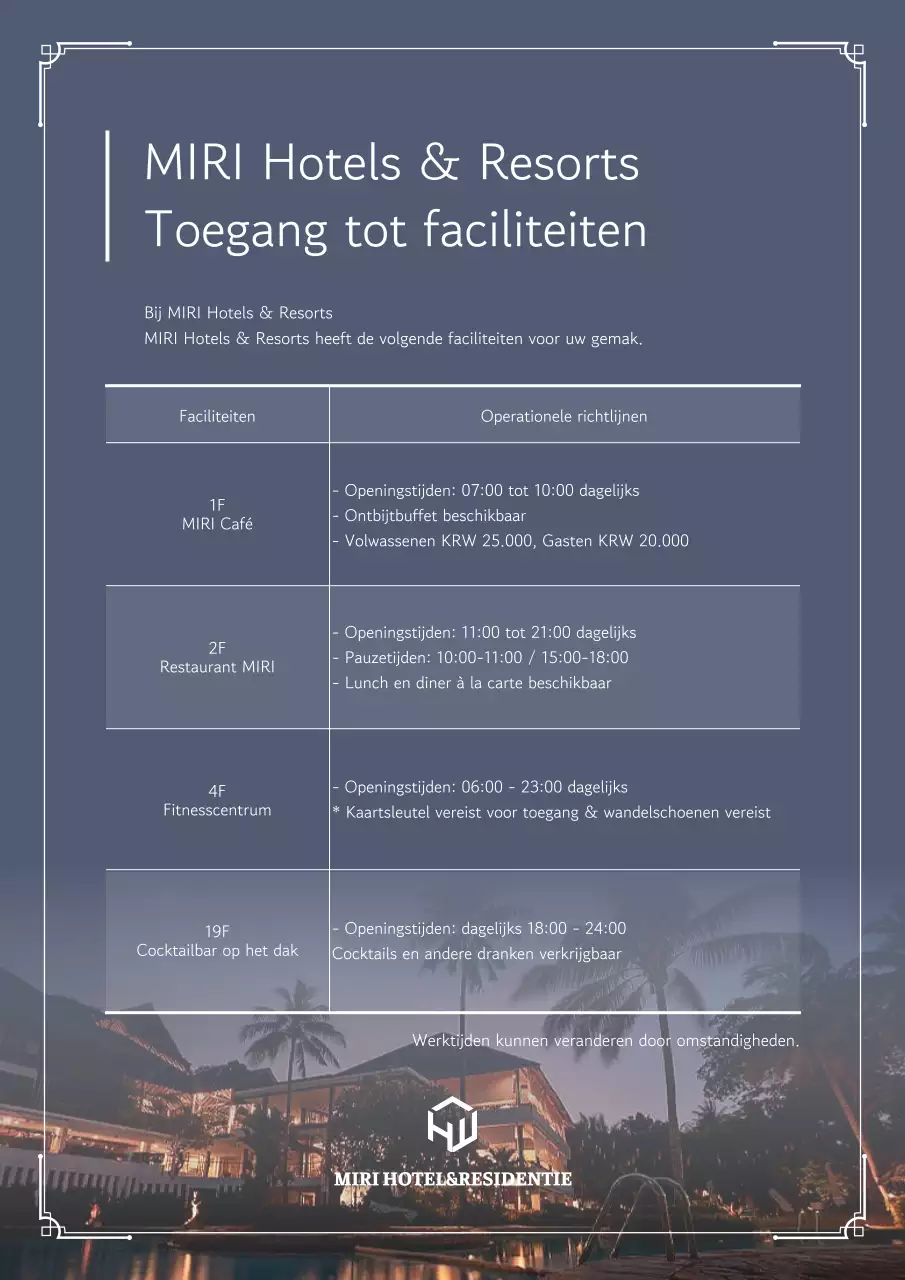Een schone, paarse en witte gids voor hotelvoorzieningen