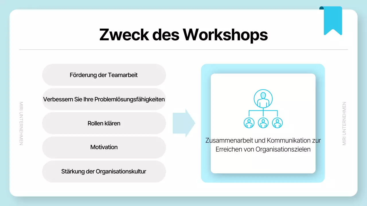 Hellblau Einfacher Workshop-Vorschlag