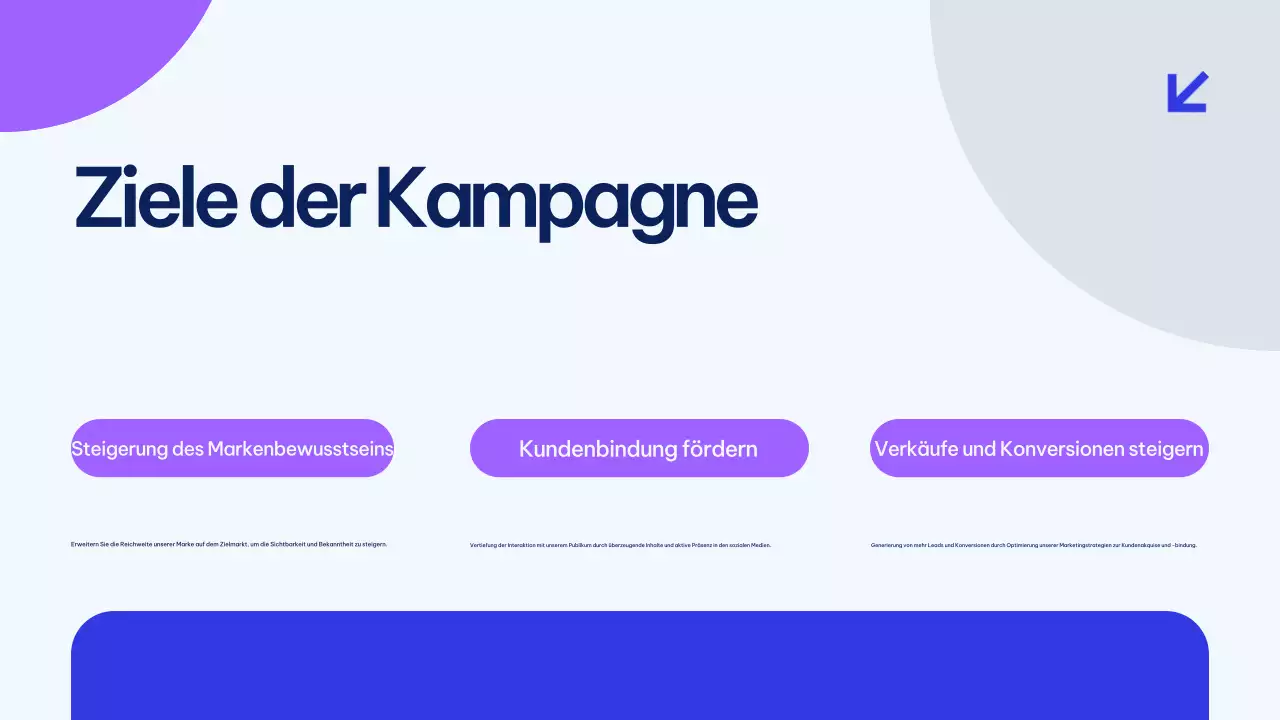 Blue Modern Marketing Plan Präsentation