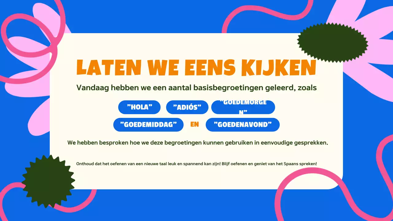 roze blauw kleurrijke taalgids