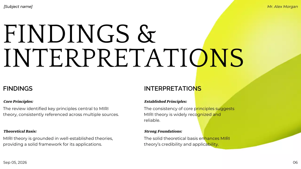 Green Modern Project Presentation