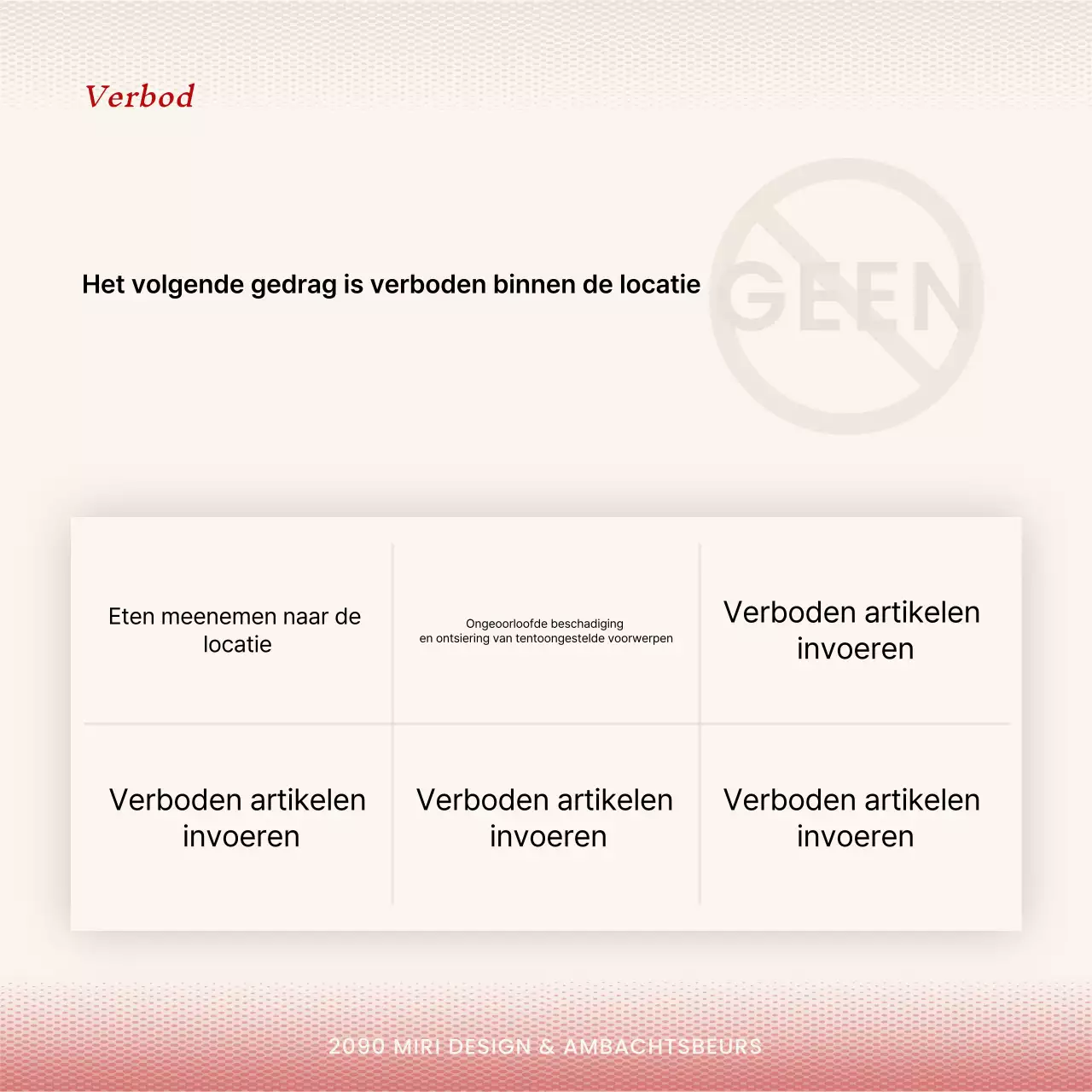Keurige rood-witte vraag en antwoord aankondigingen