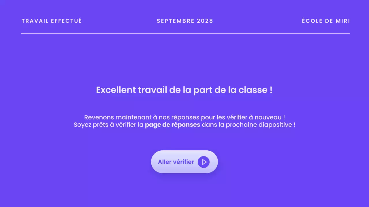 Présentation de l'annonce d'un quiz moderne en bleu