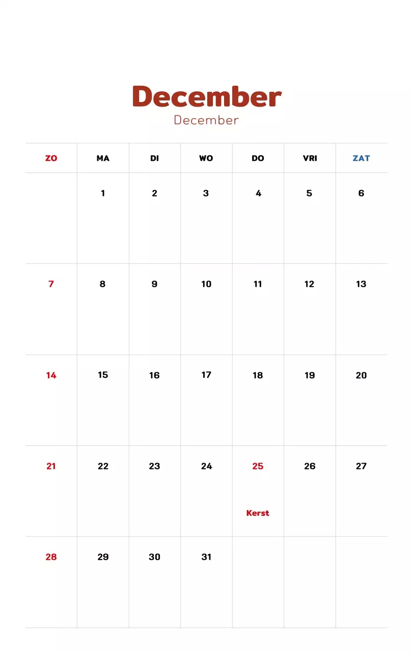 Nieuwjaarskalender met een warme geïllustreerde uitstraling