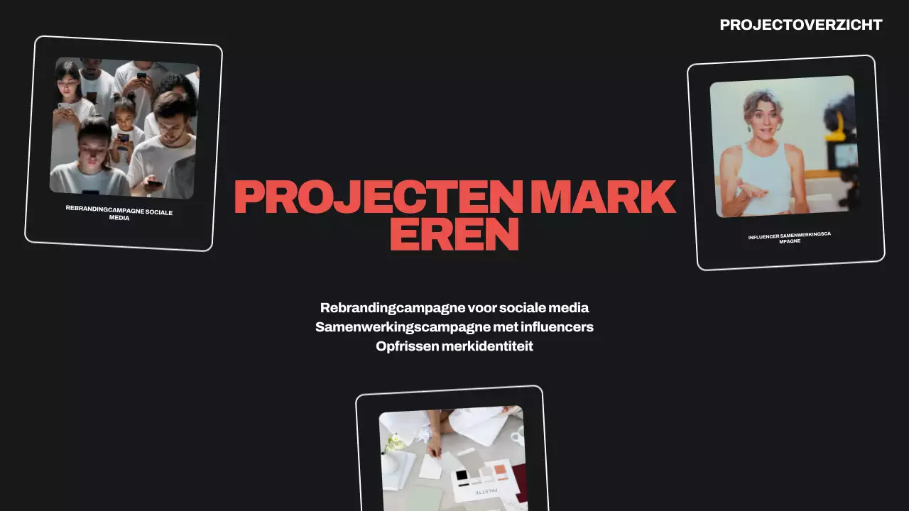zwart modern portfolio cv