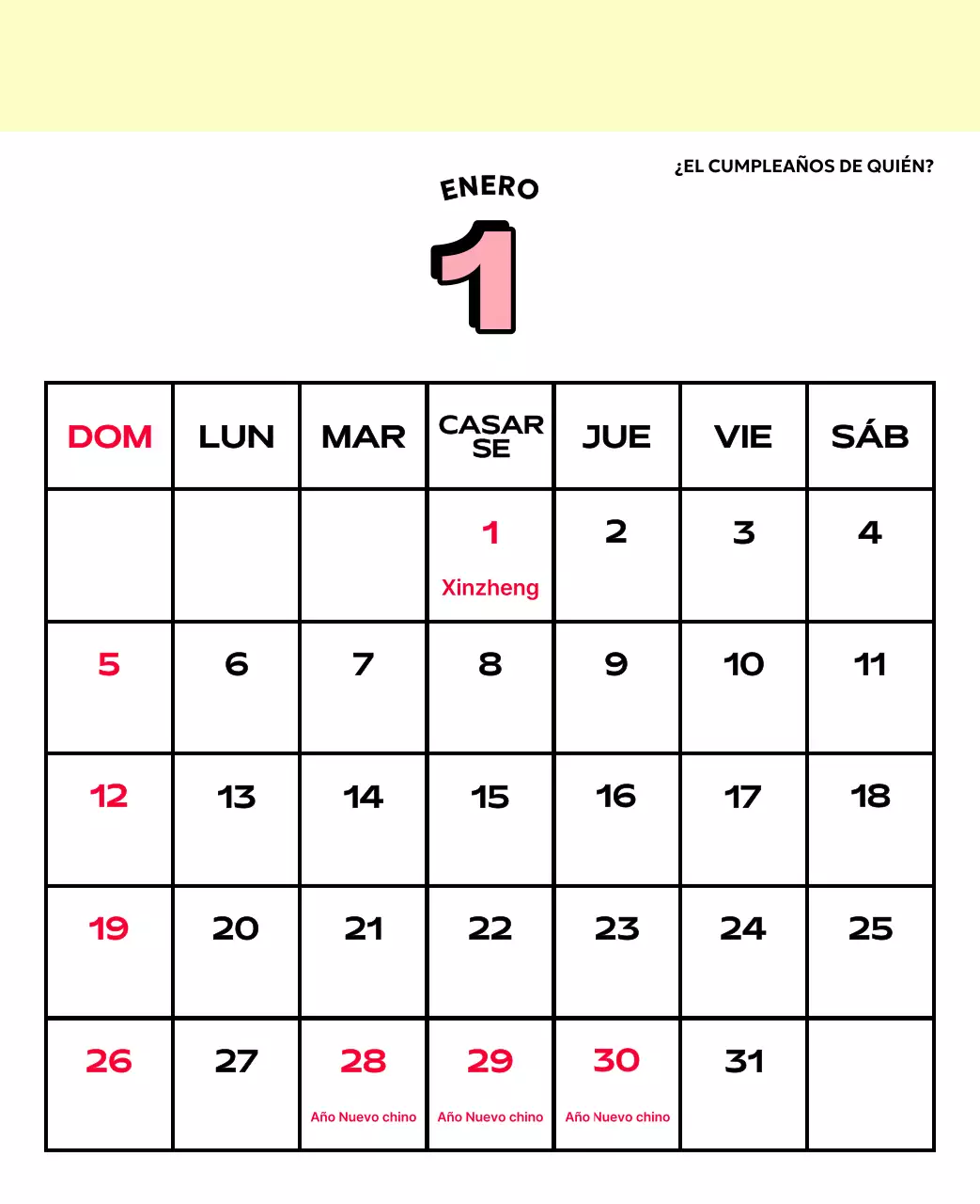 Coloridos calendarios con diversas ilustraciones retro