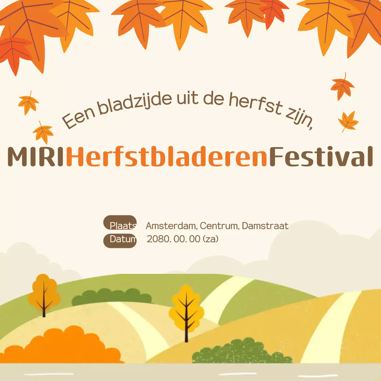 Gids voor het Orange Foliage Festival