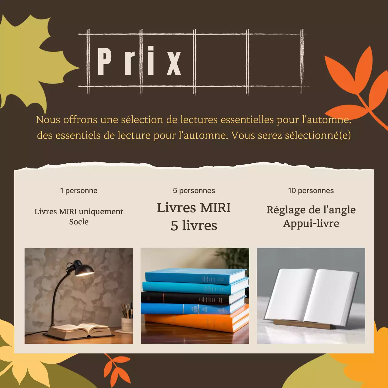 Guide des événements Brown Vintage