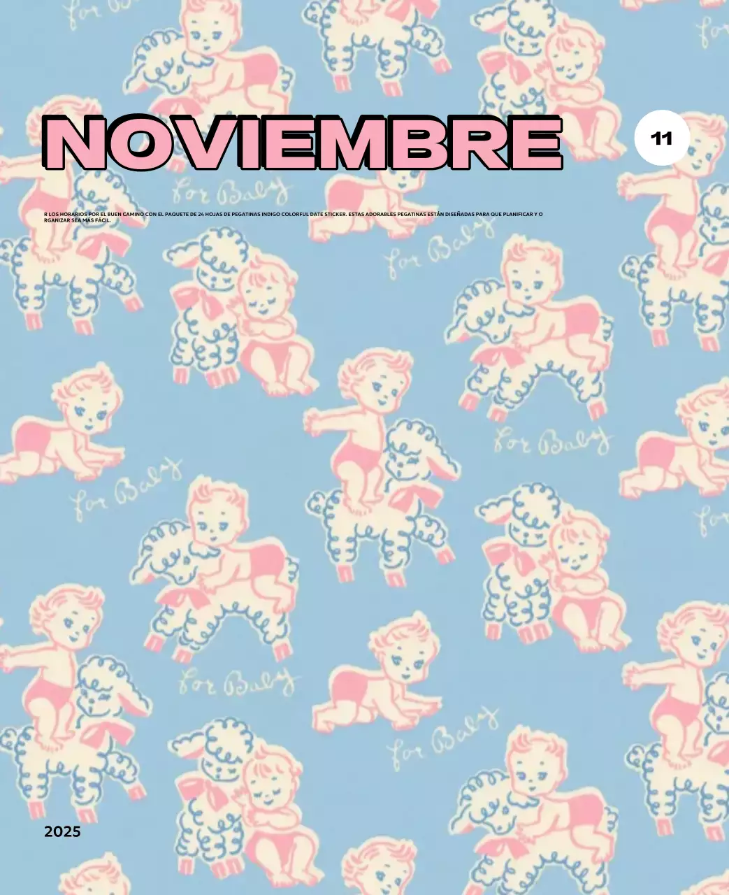 Coloridos calendarios con diversas ilustraciones retro