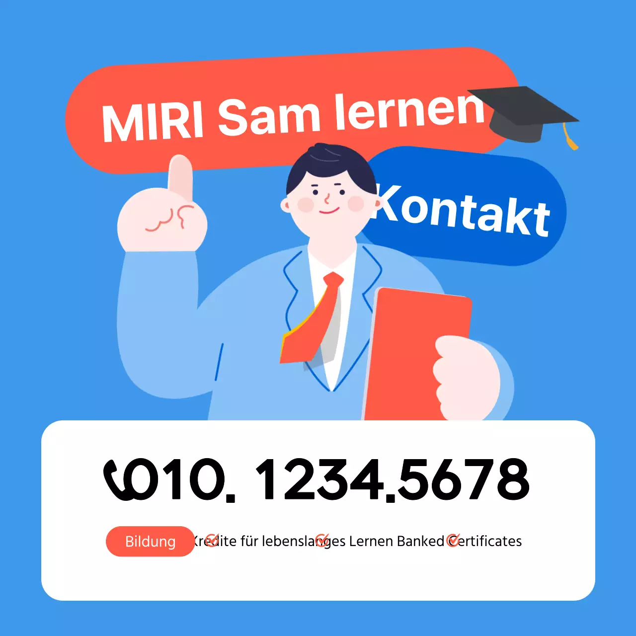 Blue Simple Training Personalbeschaffung