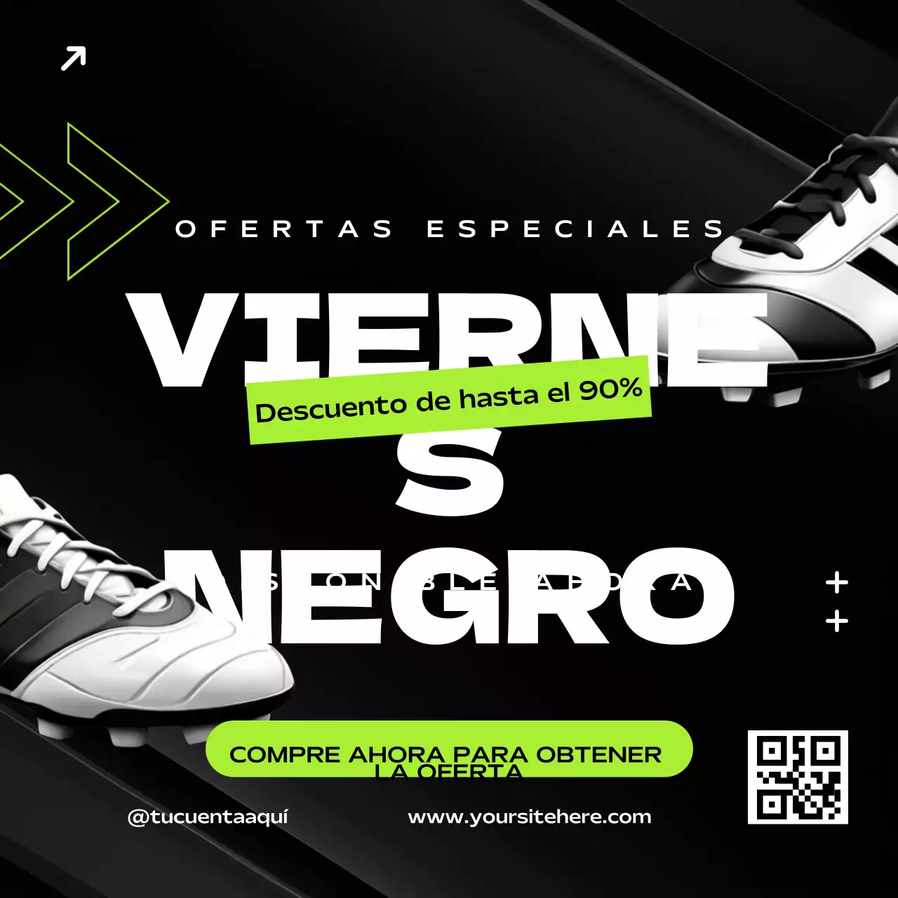 Promoción Black Modern Black Friday Sale