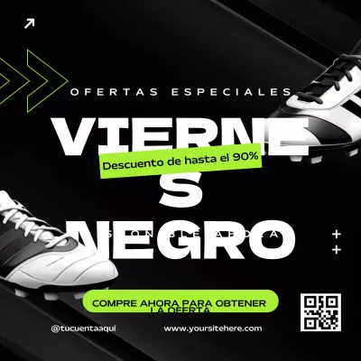 Promoción Black Modern Black Friday Sale