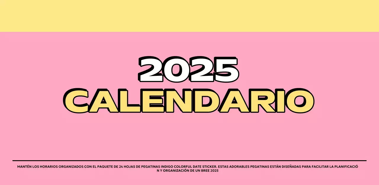 Coloridos calendarios con diversas ilustraciones retro