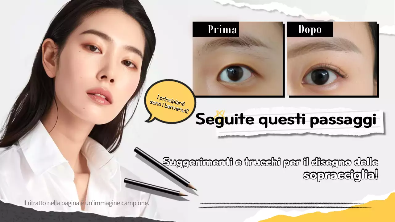 Guida al trucco moderno in bianco