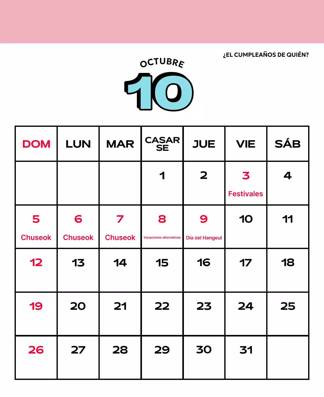 Coloridos calendarios con diversas ilustraciones retro