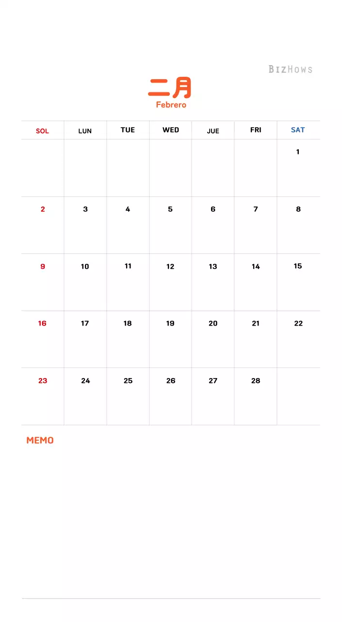 Calendario de Año Nuevo con cálidas ilustraciones