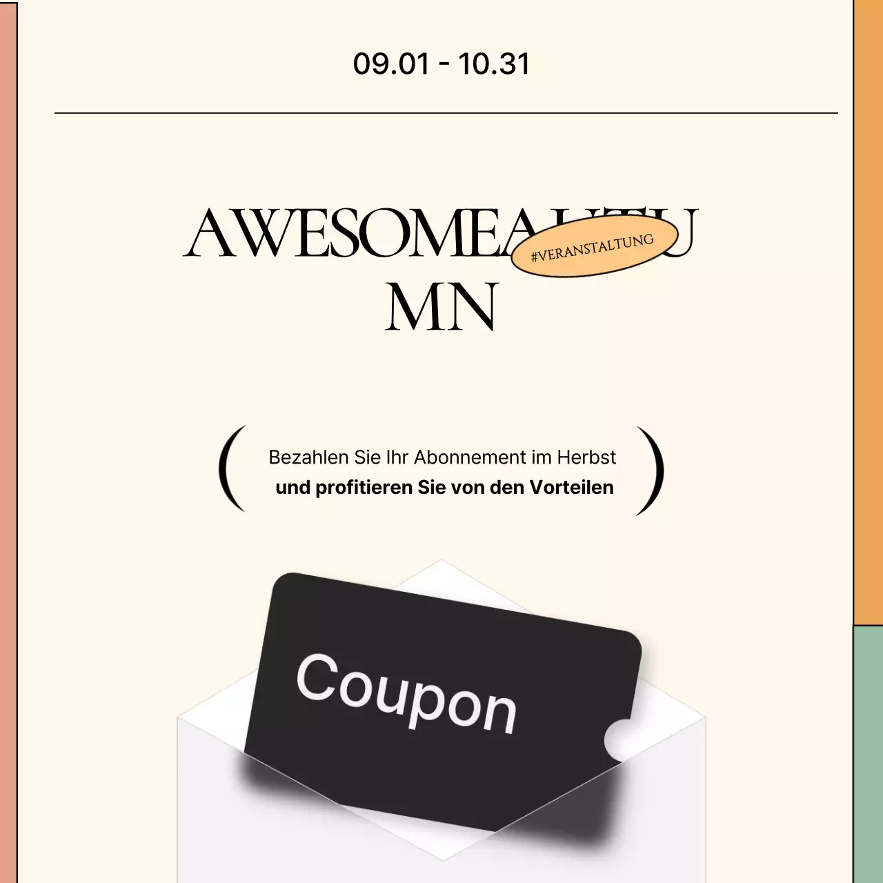 Beige Modern Verkaufsanzeige