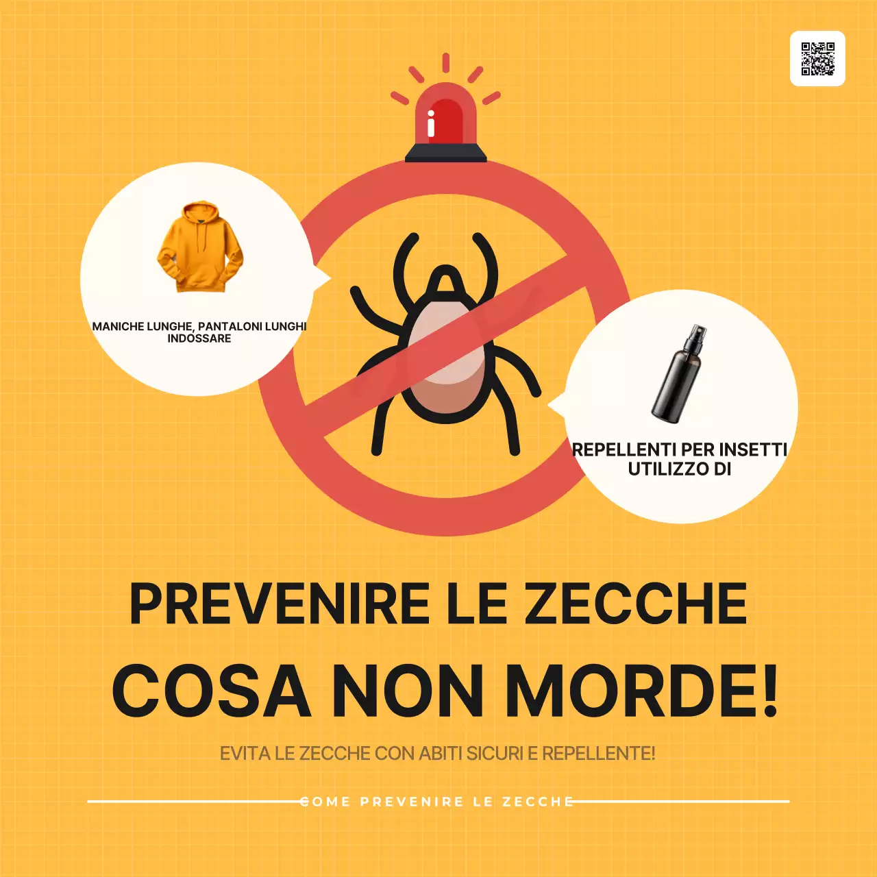 Arancione Semplici consigli di sicurezza preventivi