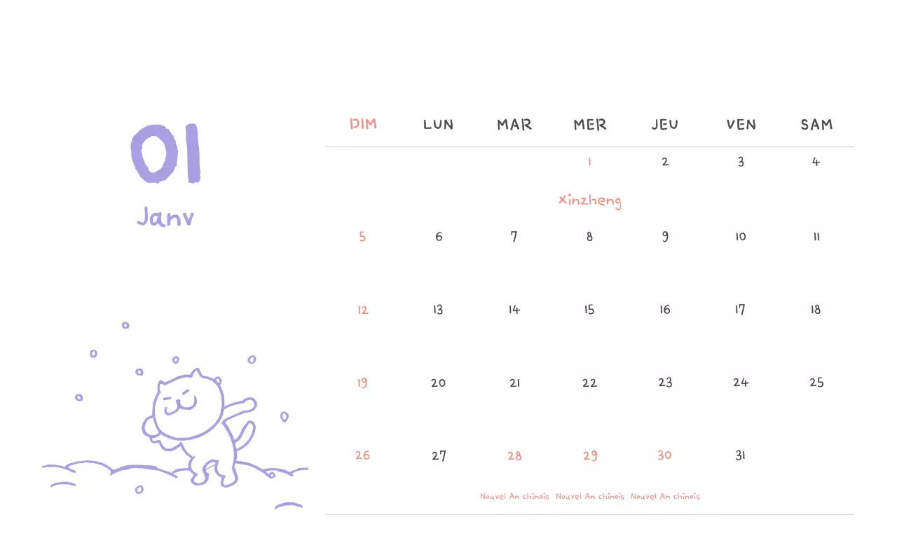 Calendrier journalier en ivoire