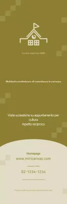 Promozione scolastica semplice Khaki