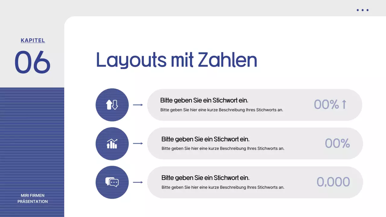 Vorschlag mit einem einfachen blau gestreiften Hintergrund