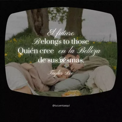 Negro Retro Cita inspiradora