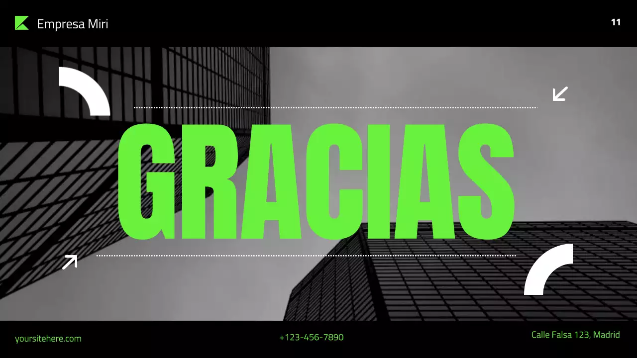 presentación del plan de marketing green modern