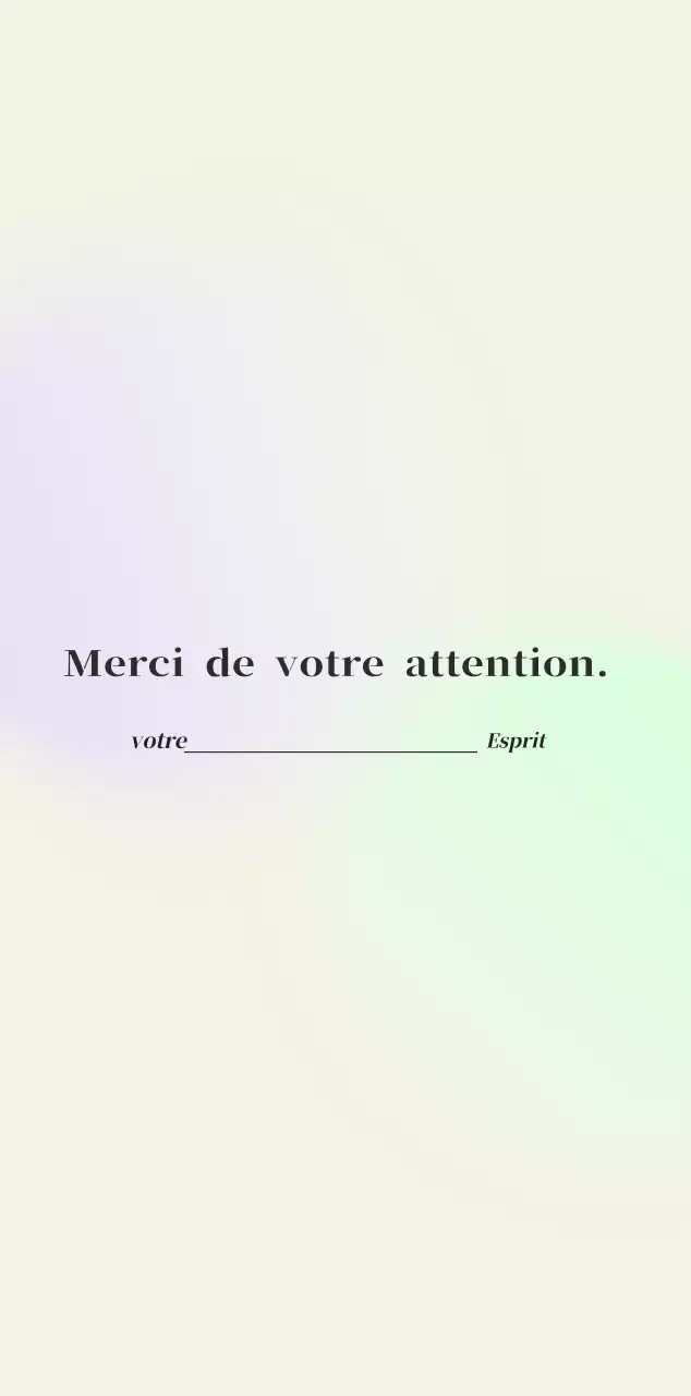 Calendrier minimaliste dégradé