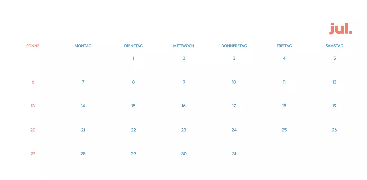 Geschäftskalender mit niedlichen Illustrationen
