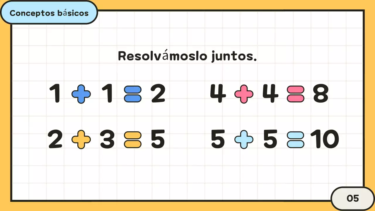 curso de matemáticas yellow clean