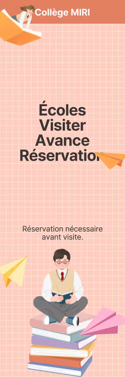 Avis de pré-convocation orange pour les visites scolaires