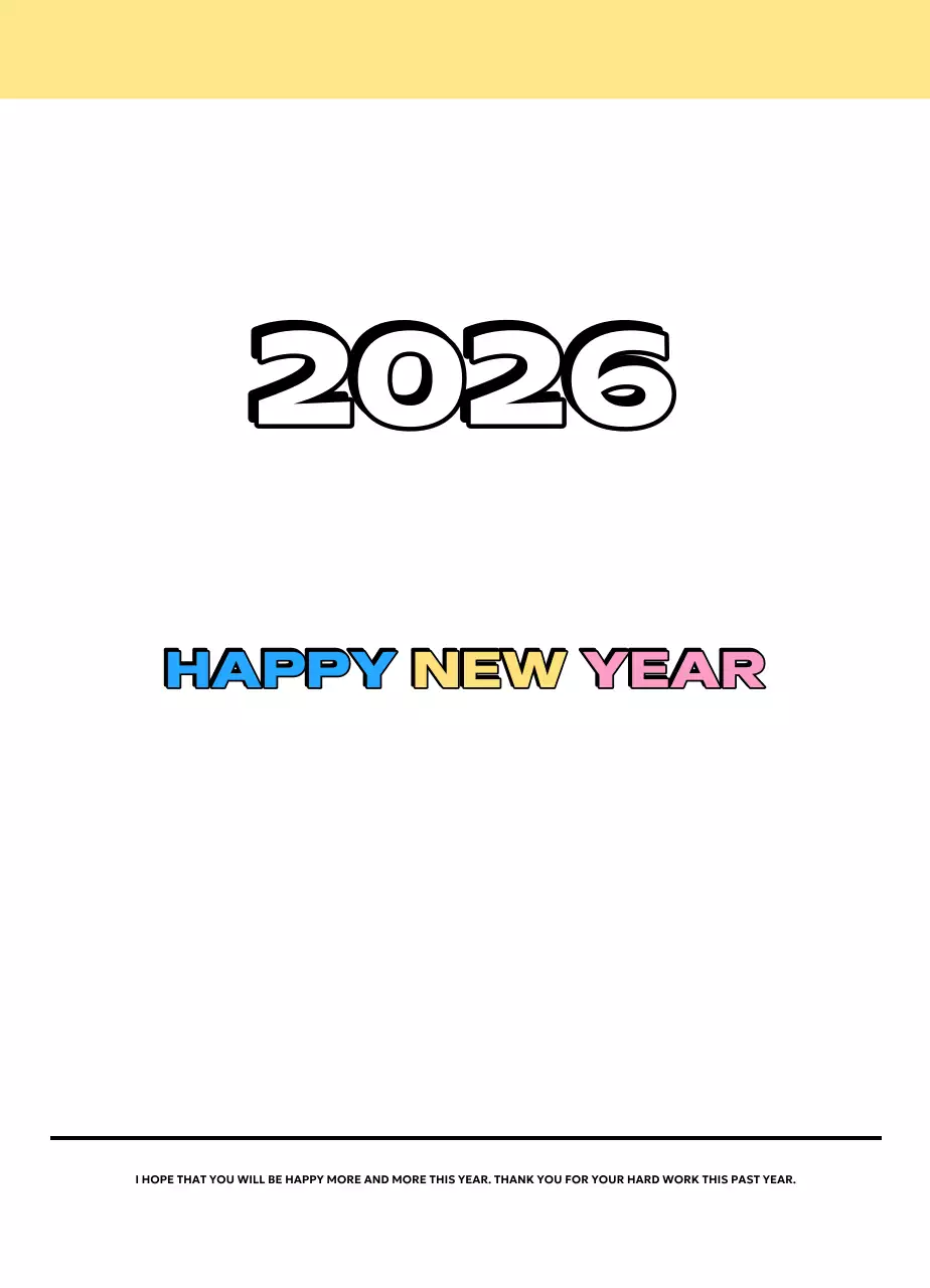 Kalender penuh warna dengan berbagai ilustrasi retro