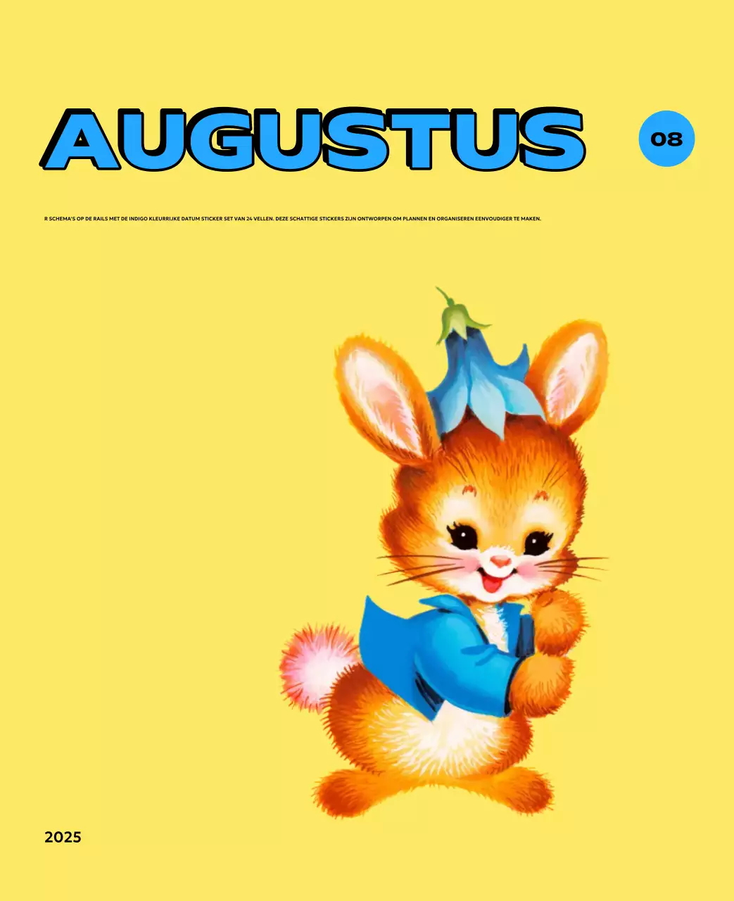 Kleurrijke kalenders met verschillende retro-illustraties