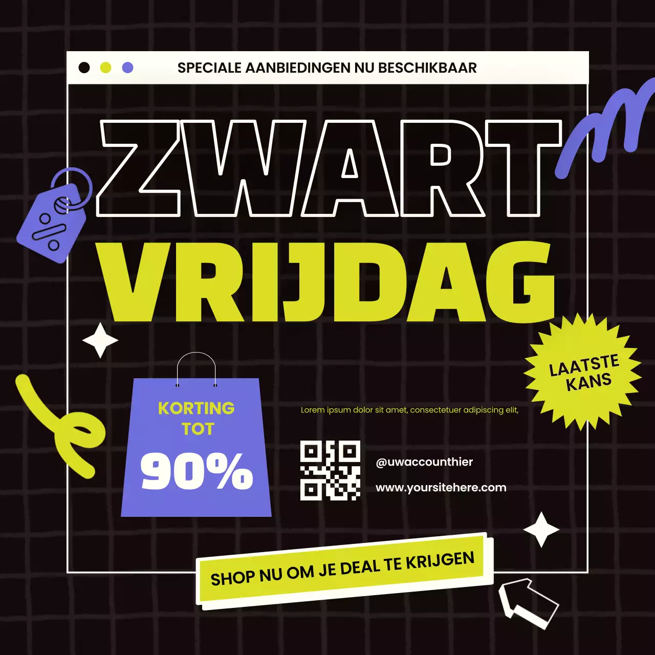 Trendy Zwarte Vrijdag Promotie
