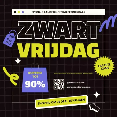 Trendy Zwarte Vrijdag Promotie