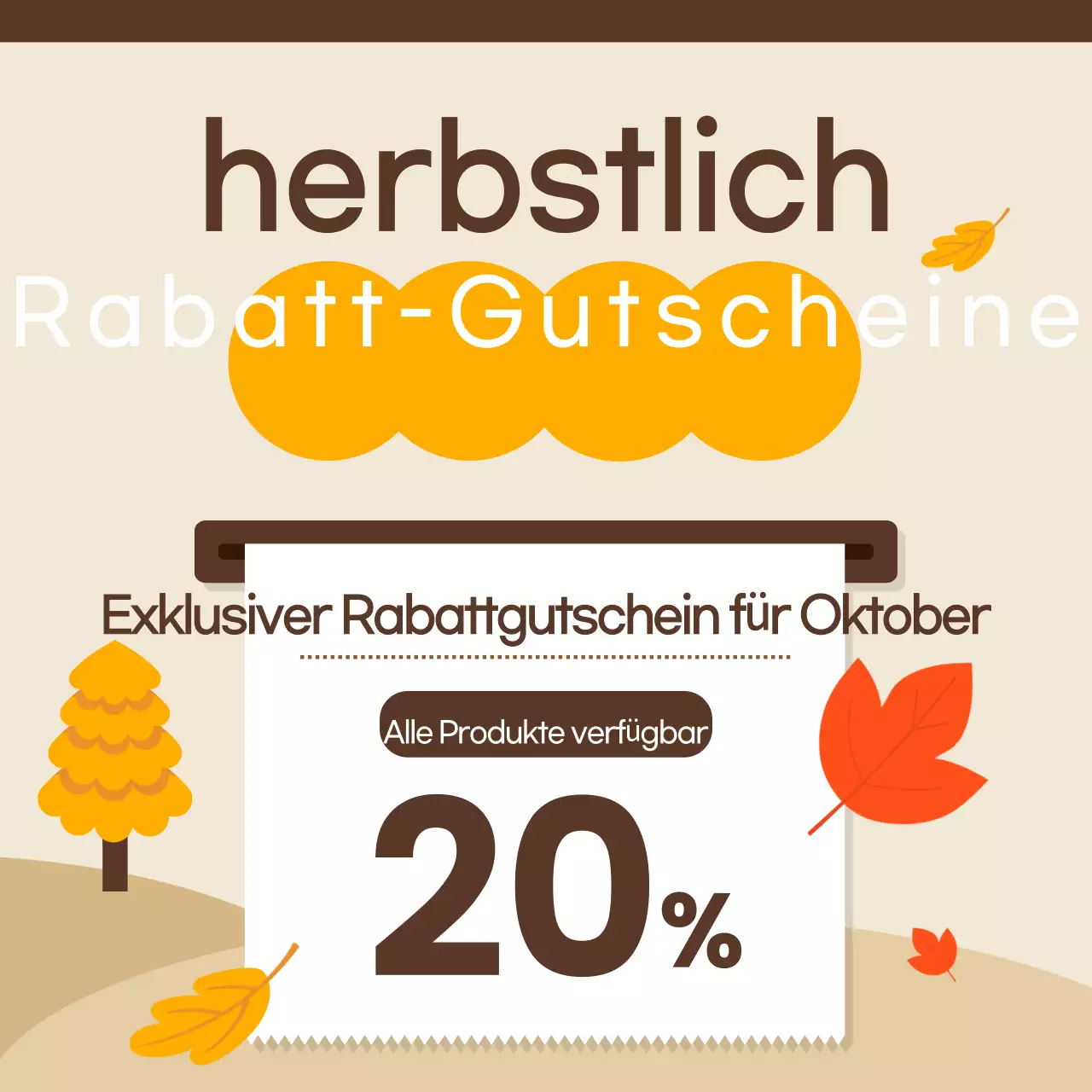 Orange Simple Sale Veranstaltung