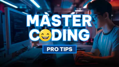 Blue Modern Coding Guide YouTube Thumbnail