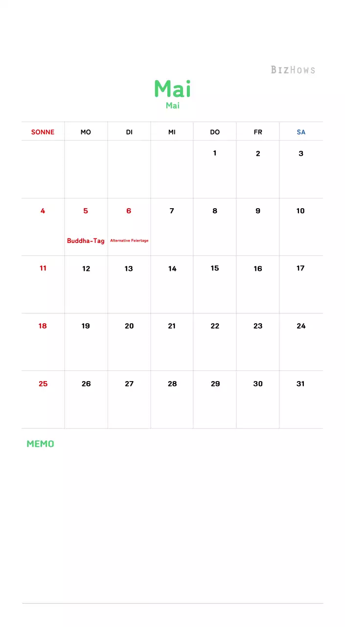 Neujahrskalender mit warmen Illustrationen