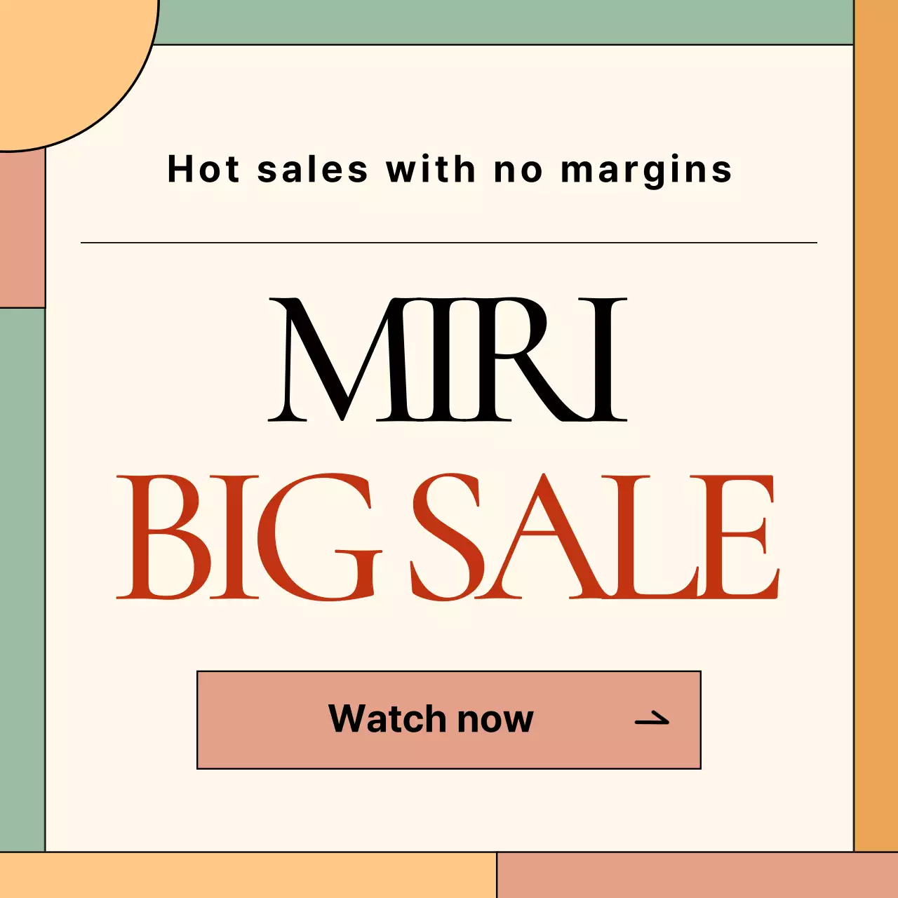 Beige Simple Autumn Promotion Instagram Carousel