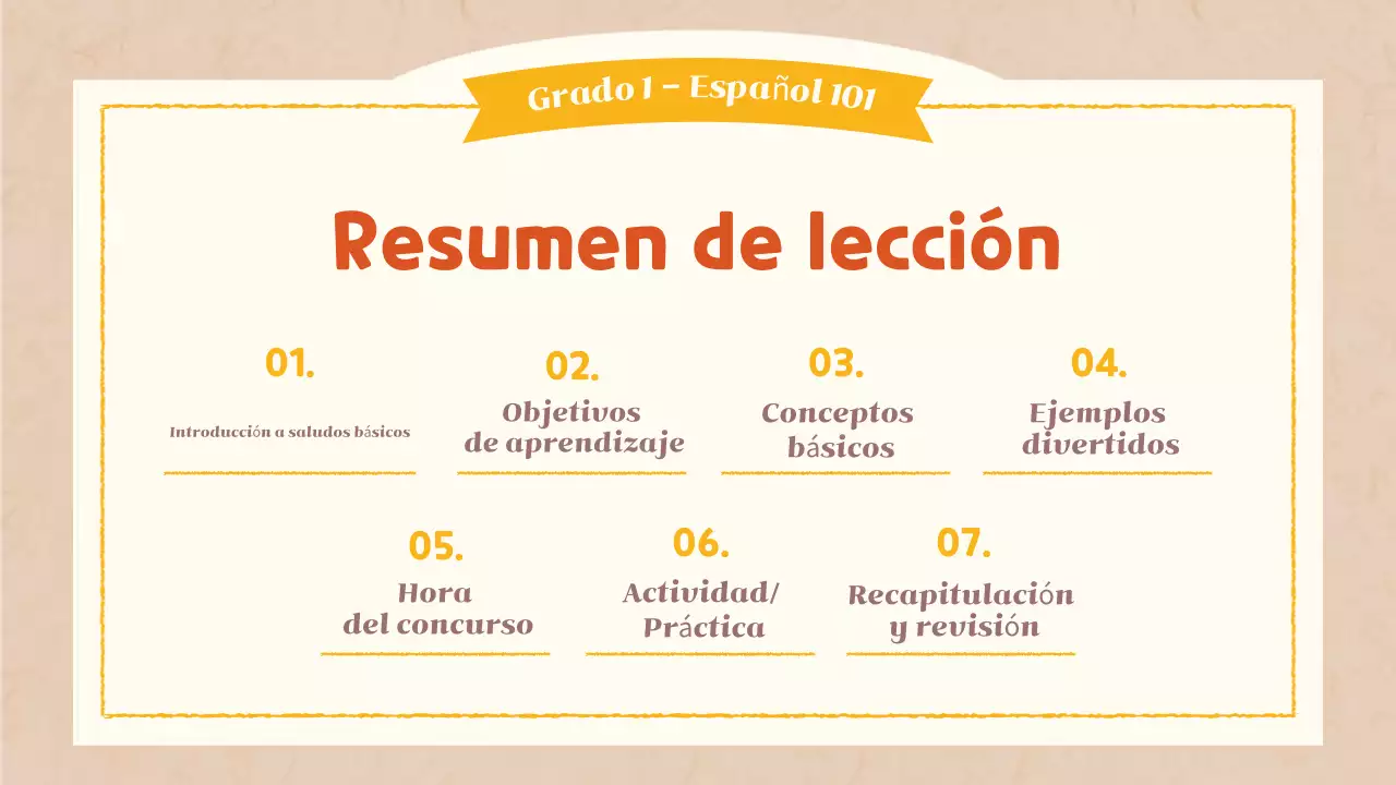 orange simple language class