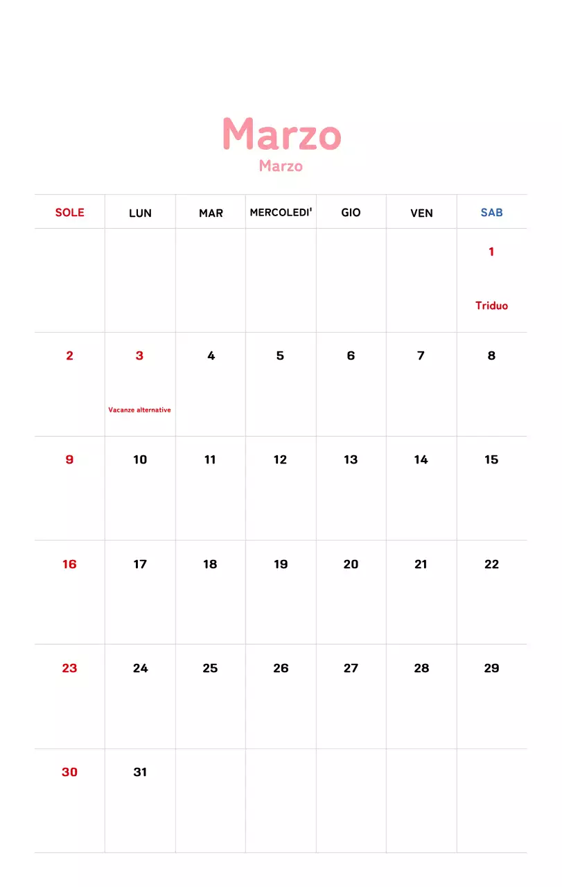 Calendario di Capodanno con una calda illustrazione