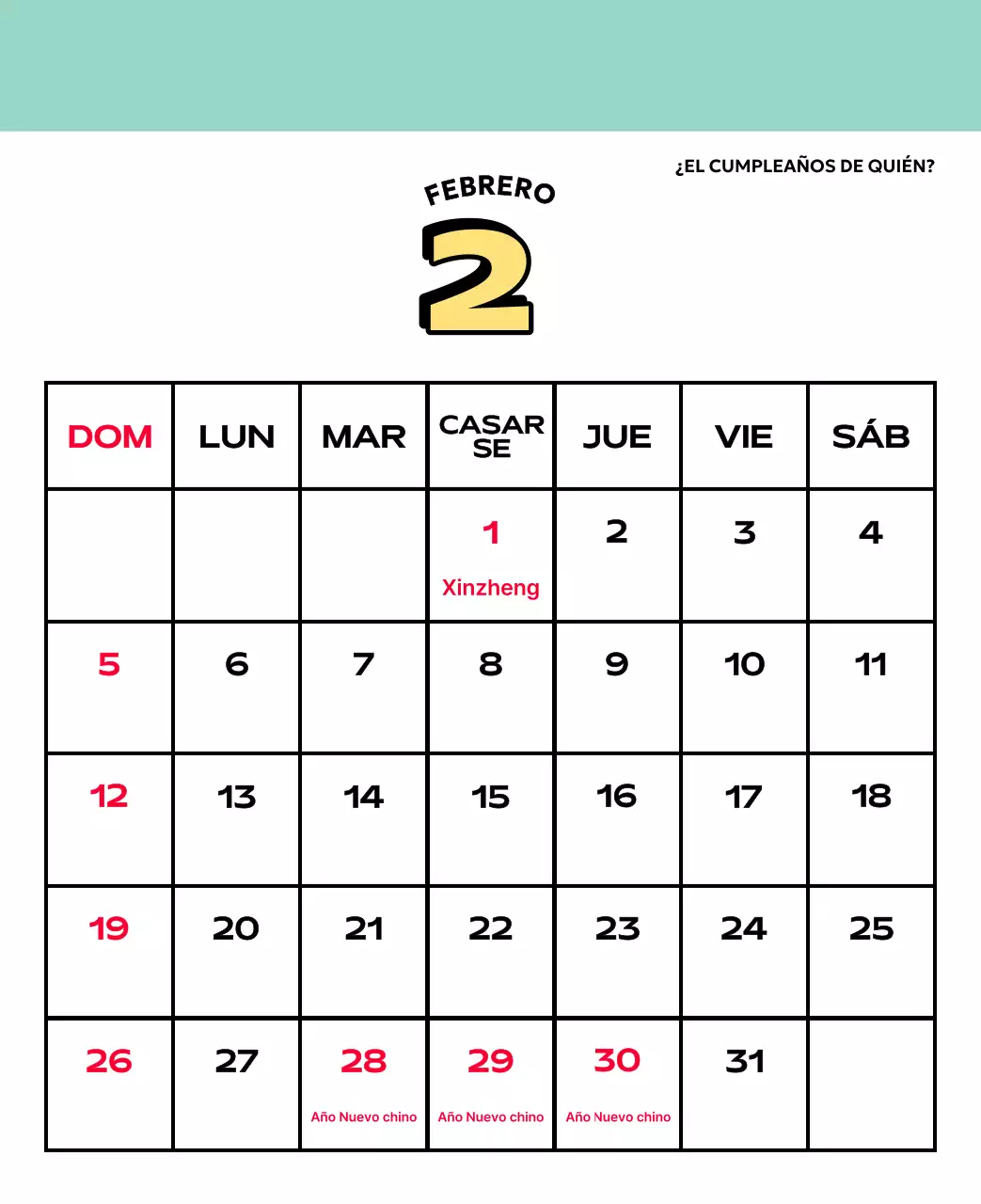 Coloridos calendarios con diversas ilustraciones retro