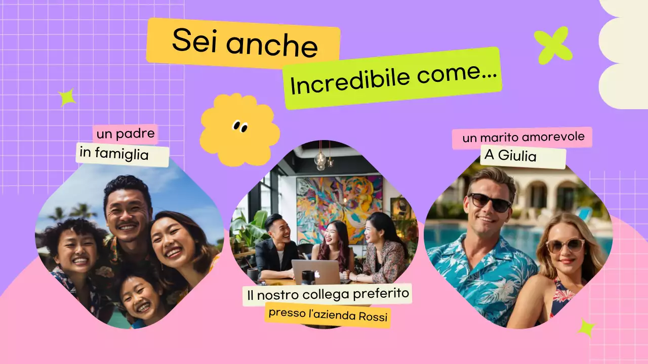 biglietto di compleanno moderno giallo