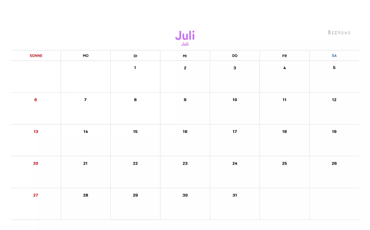 Neujahrskalender mit warmen Illustrationen