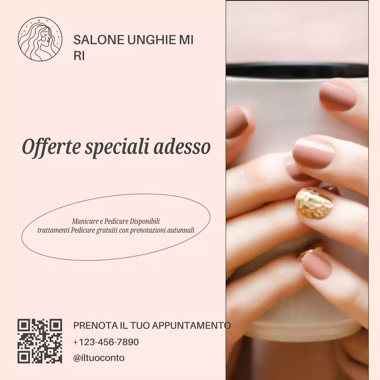 Promozione Nail Shop Beige Elegant