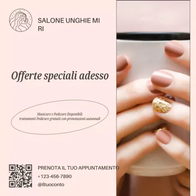 Promozione Nail Shop Beige Elegant