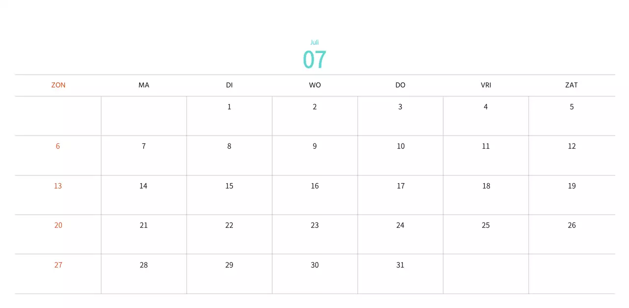 Stempelillustraties met een warm concept