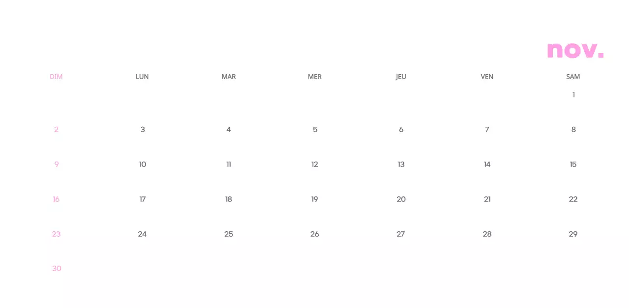 Calendrier d'entreprise avec de jolies illustrations