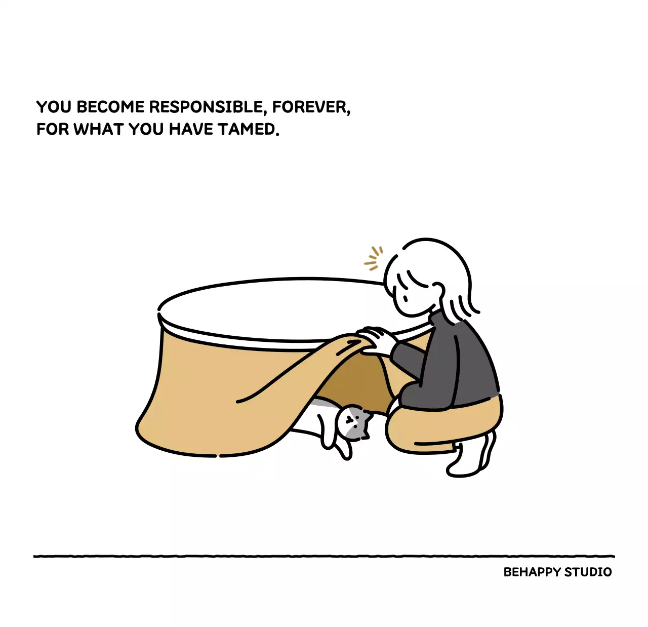 可愛らしい禅風イラストカレンダーカレンダー